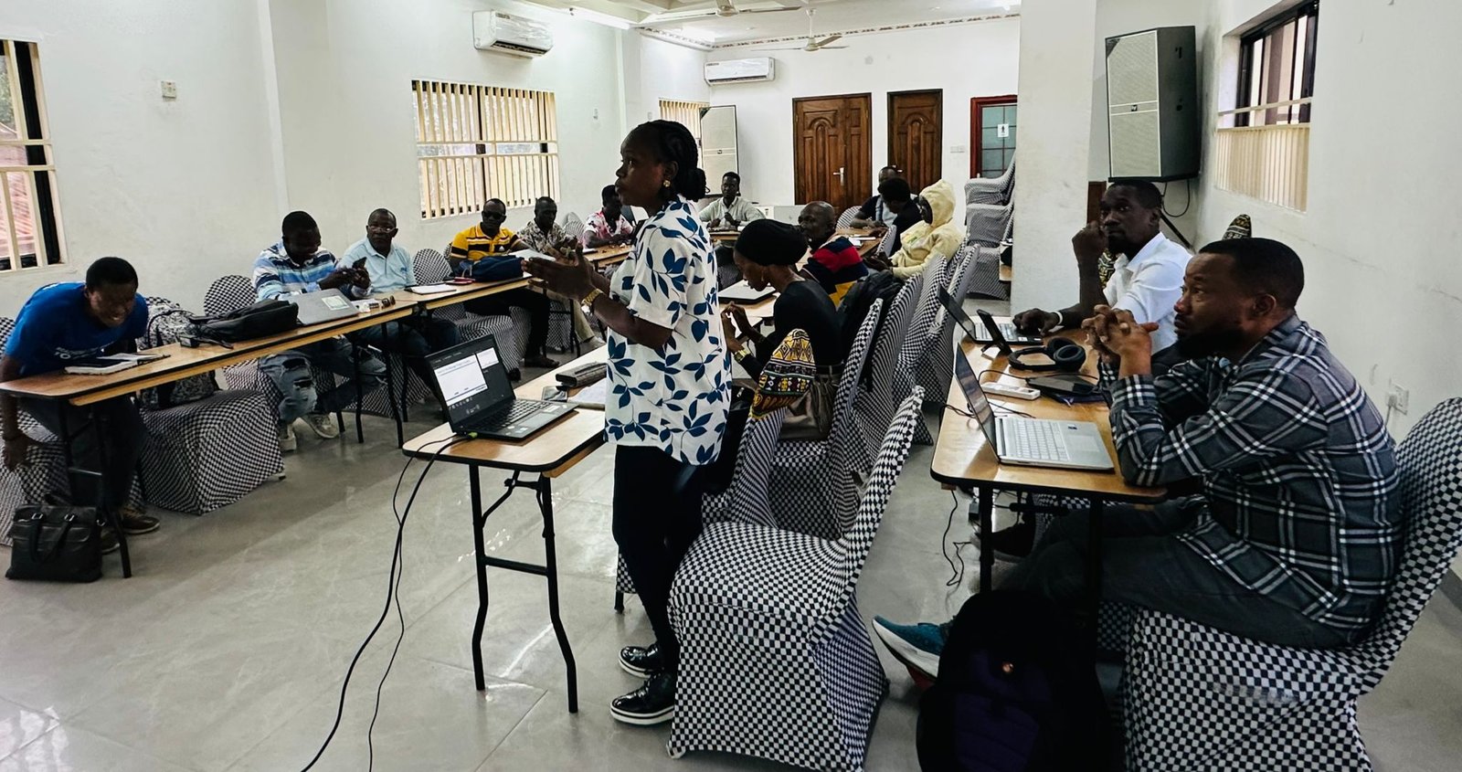 Farmers training session