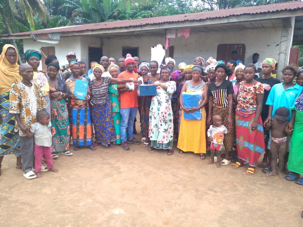 Women's savings group meeting